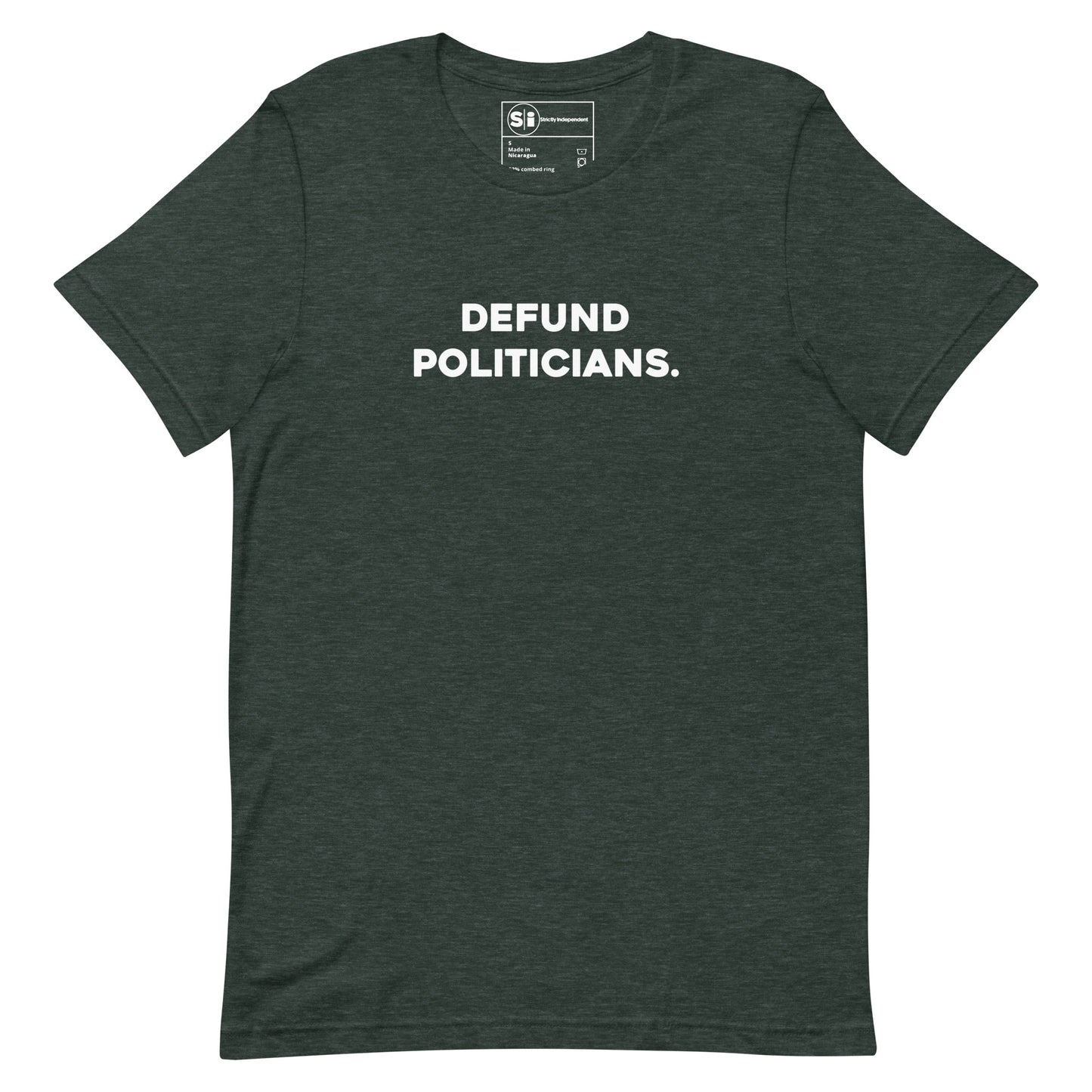 'Defund Politicians' - Vintage T-Shirt